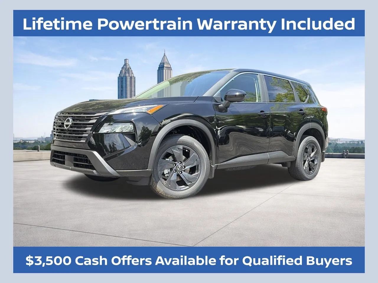 Black 2026 Nissan Rogue SV for sale in Marietta, GA