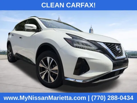 White 2020 Nissan Murano SV for sale in Marietta, GA