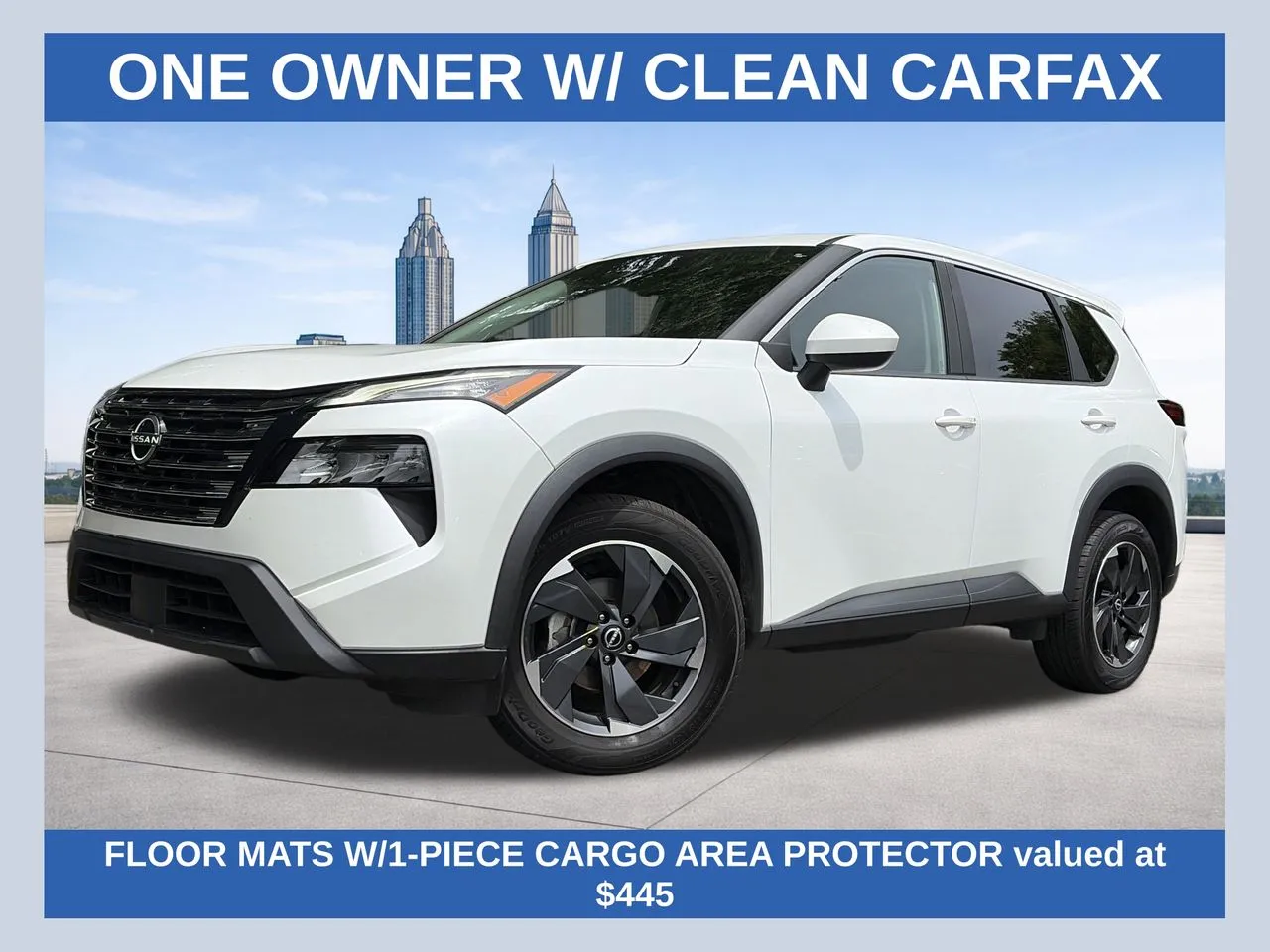 White 2024 Nissan Rogue SV for sale in Marietta, GA