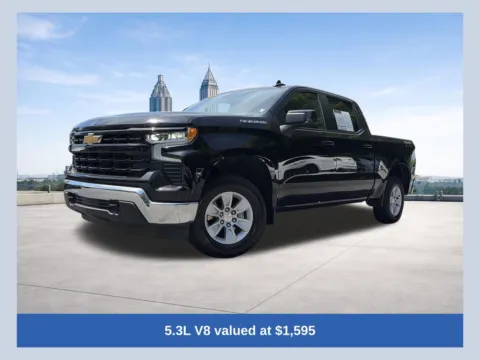 Black 2025 Chevrolet Silverado 1500 LT for sale in Marietta, GA