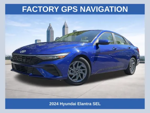 Blue 2024 Hyundai Elantra SEL for sale in Marietta, GA