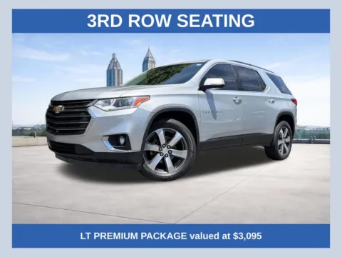 Silver 2020 Chevrolet Traverse 3LT for sale in Marietta, GA