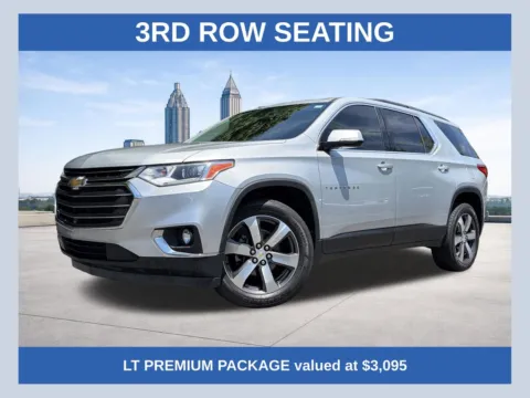 Silver 2020 Chevrolet Traverse 3LT for sale in Marietta, GA