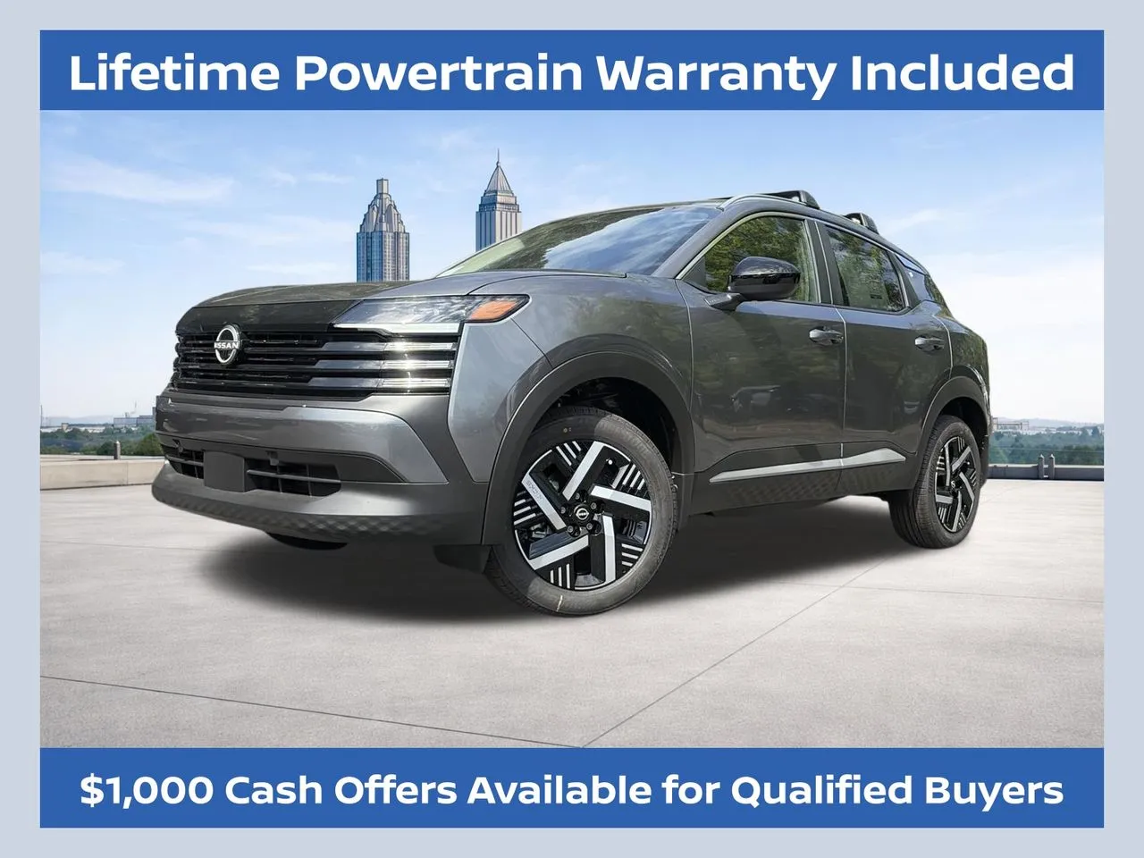 Gray 2026 Nissan Kicks SV for sale in Marietta, GA