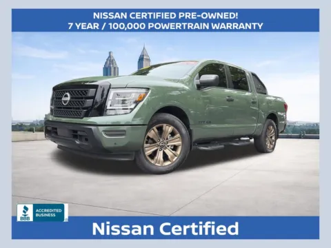 Green 2024 Nissan Titan SV for sale in Marietta, GA