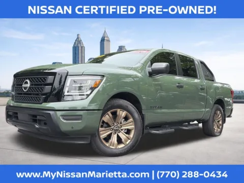 Green 2024 Nissan Titan SV for sale in Marietta, GA