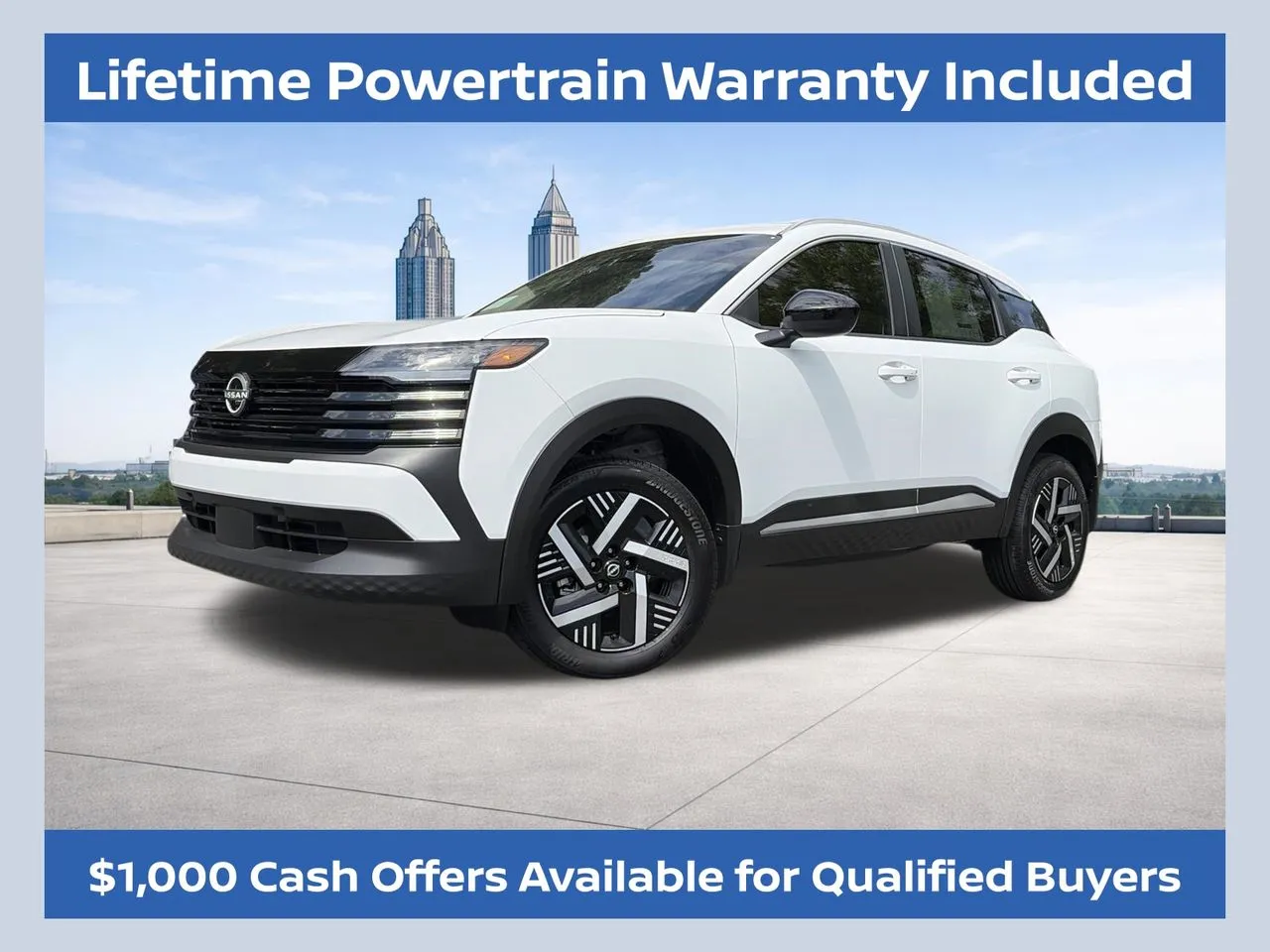 White 2026 Nissan Kicks SV for sale in Marietta, GA