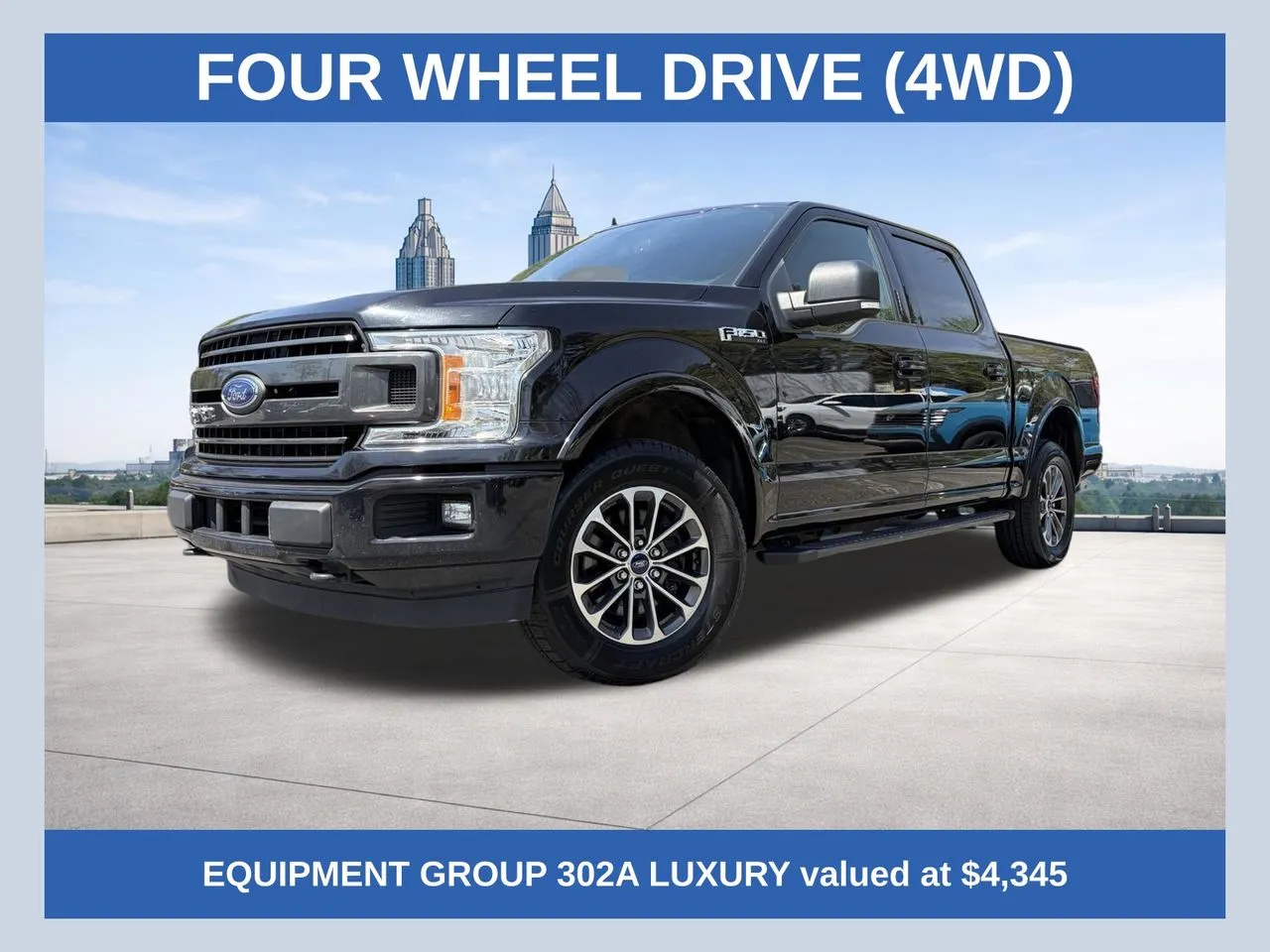 Black 2019 Ford F-150 XLT for sale in Marietta, GA