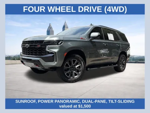 Silver 2023 Chevrolet Tahoe Z71 for sale in Marietta, GA