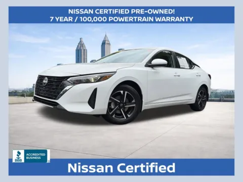 White 2025 Nissan Sentra SV for sale in Marietta, GA