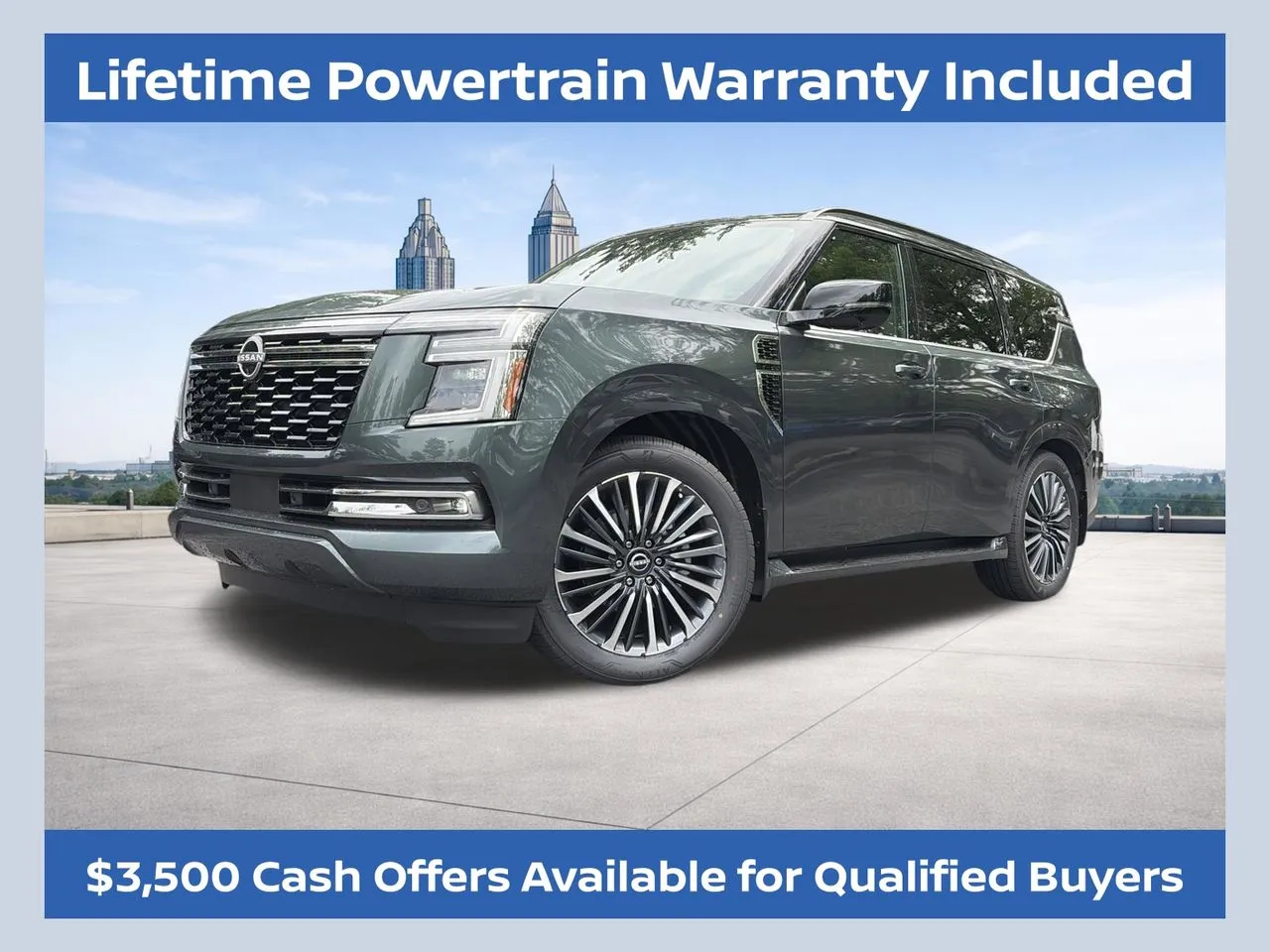 Black 2026 Nissan Armada Platinum Reserve for sale in Marietta, GA