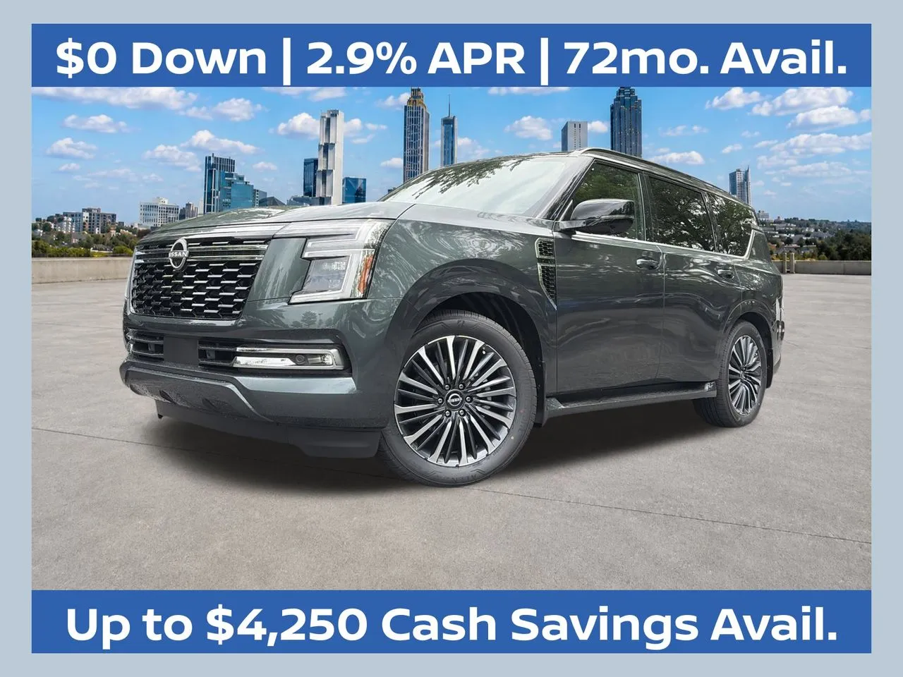 Black 2026 Nissan Armada Platinum Reserve for sale in Marietta, GA