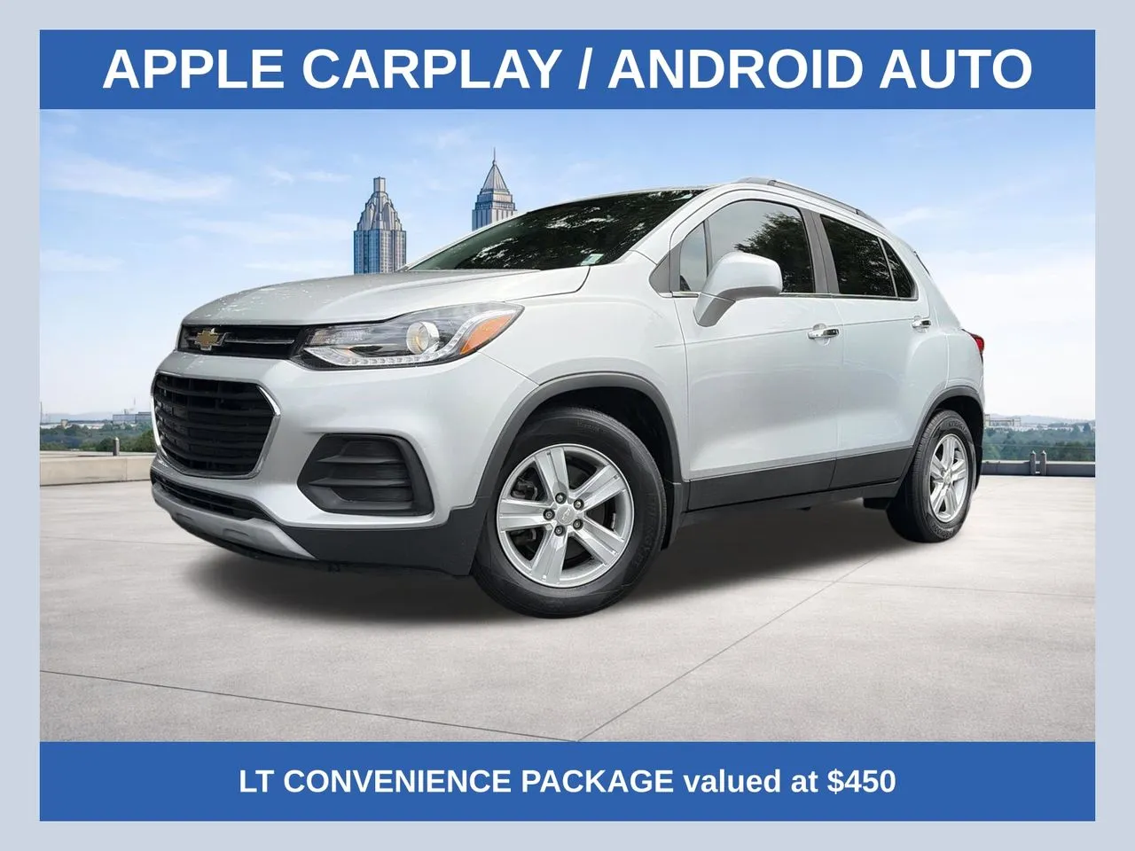 Silver 2020 Chevrolet Trax LT for sale in Marietta, GA