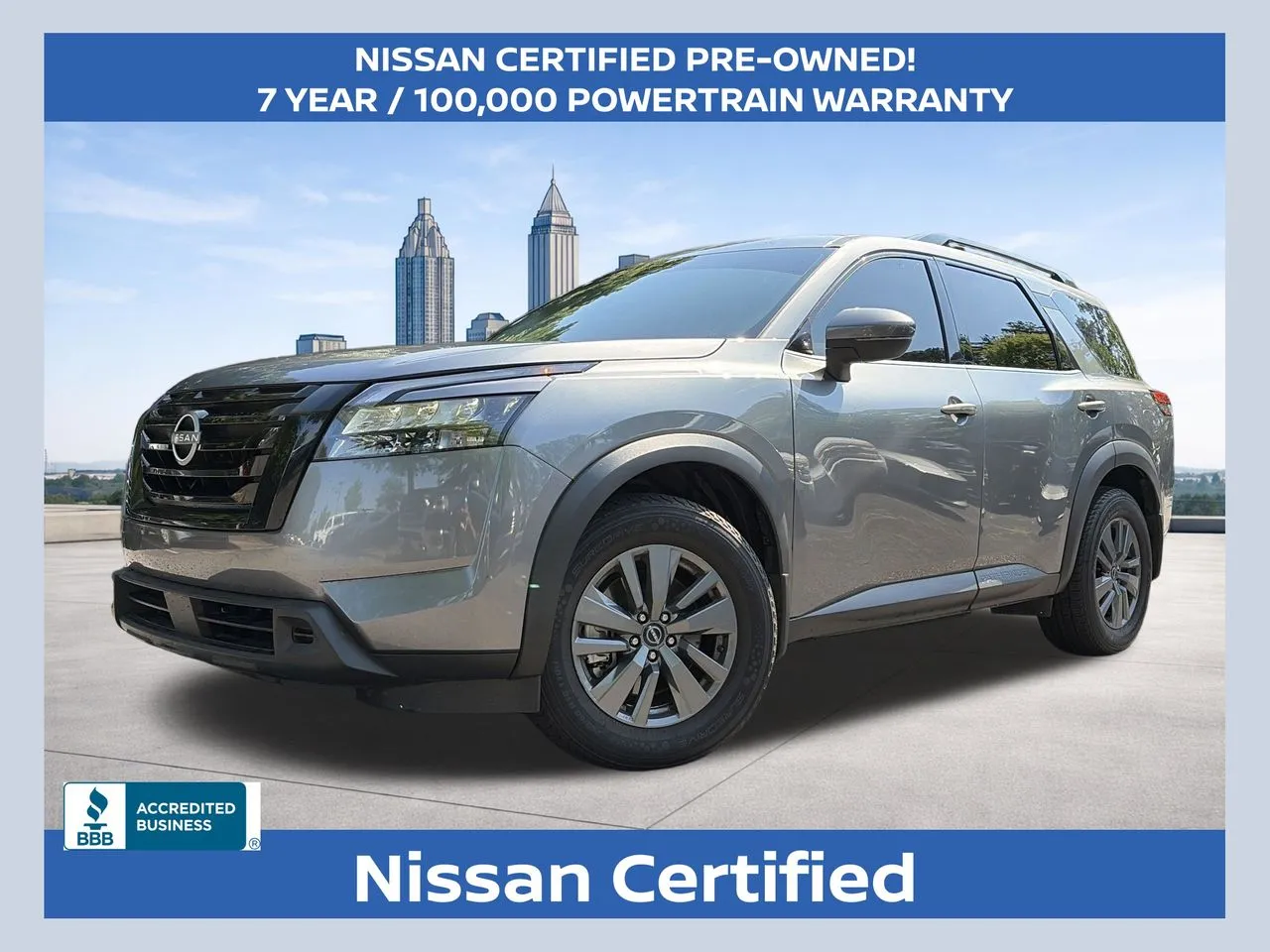Gray 2024 Nissan Pathfinder SV for sale in Marietta, GA