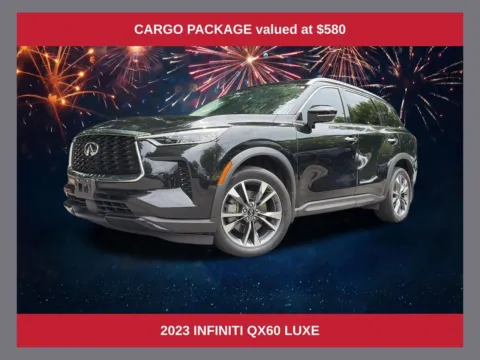 Black 2023 INFINITI QX60 LUXE for sale in Marietta, GA