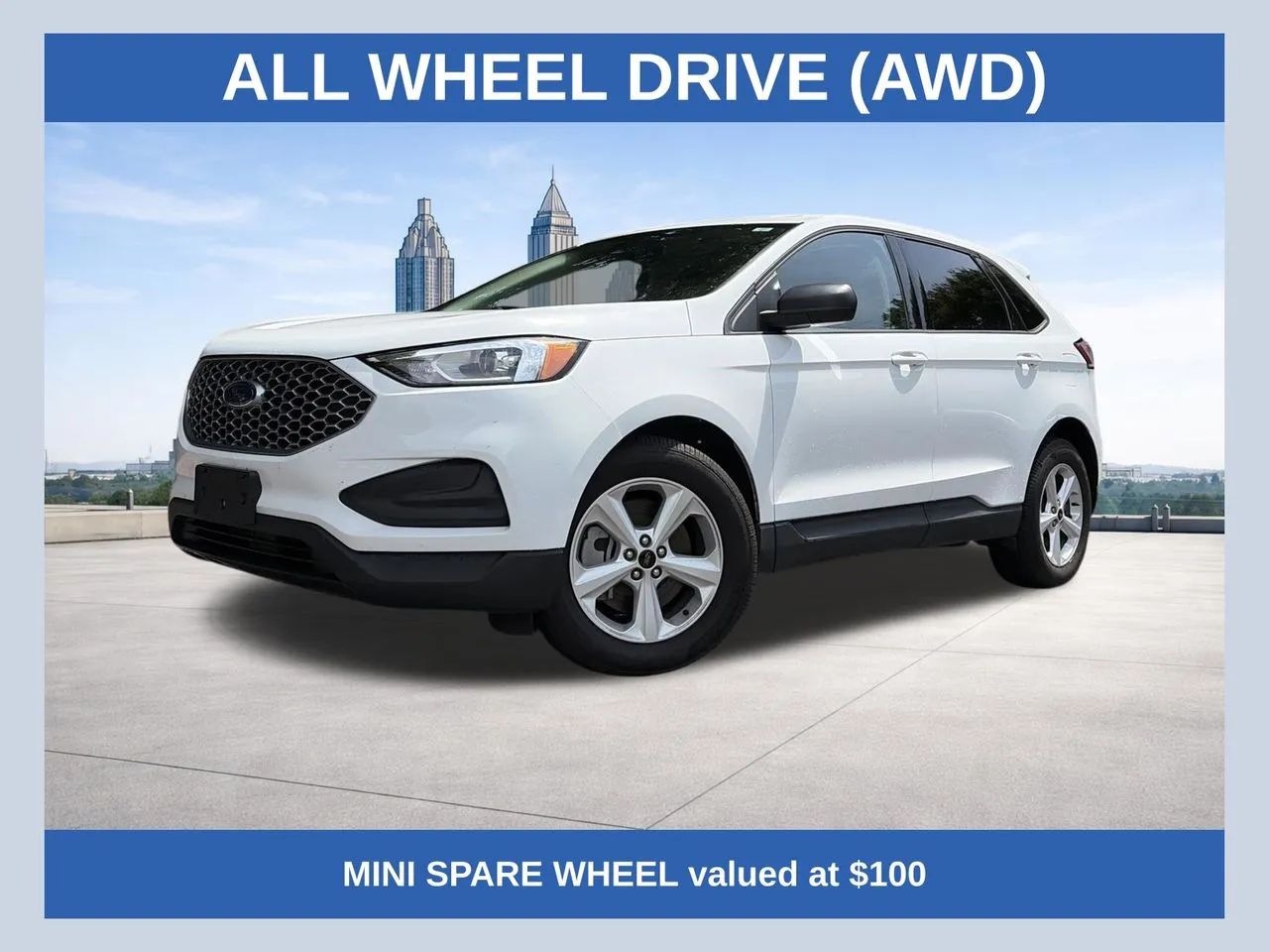 White 2023 Ford Edge SE for sale in Marietta, GA