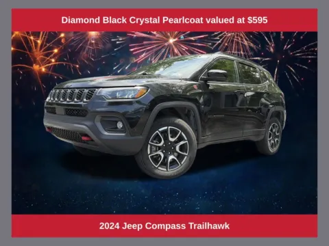Black 2024 Jeep Compass Trailhawk for sale in Marietta, GA