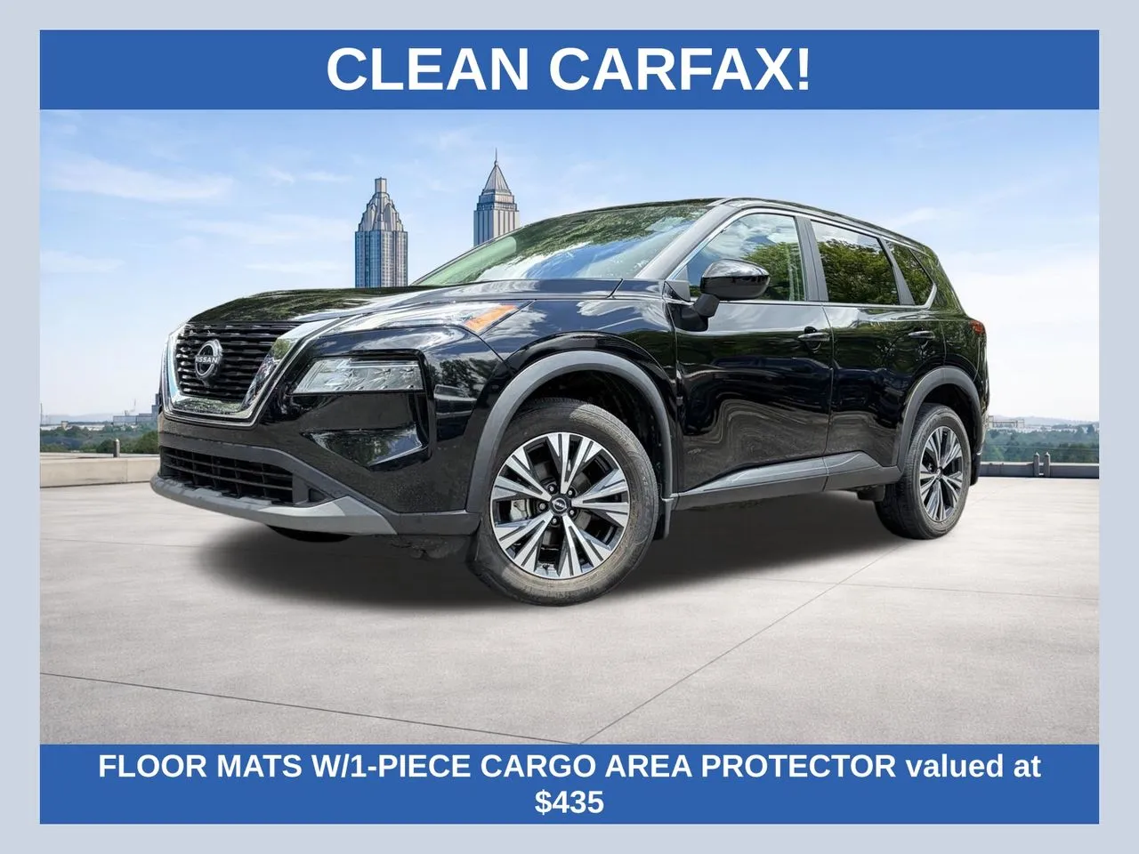 Black 2023 Nissan Rogue SV for sale in Marietta, GA