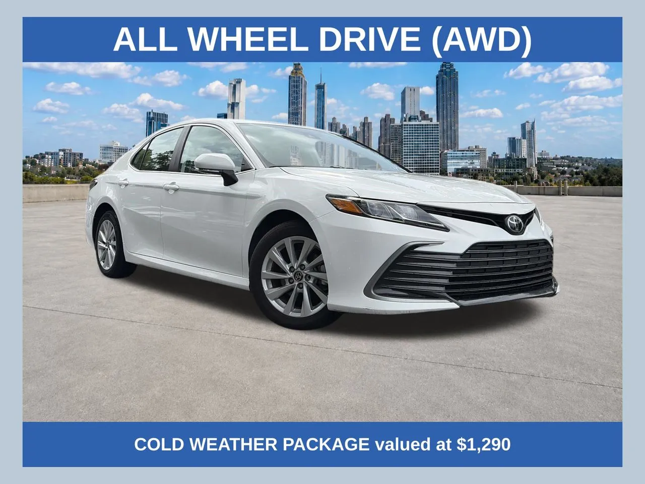 White 2024 Toyota Camry LE for sale in Marietta, GA
