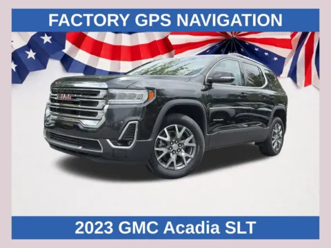 Black 2023 GMC Acadia SLT for sale in Marietta, GA
