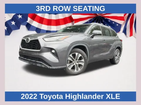 Gray 2022 Toyota Highlander XLE for sale in Marietta, GA