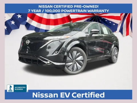 Black 2024 Nissan Ariya EVOLVE+ e-4ORCE for sale in Marietta, GA