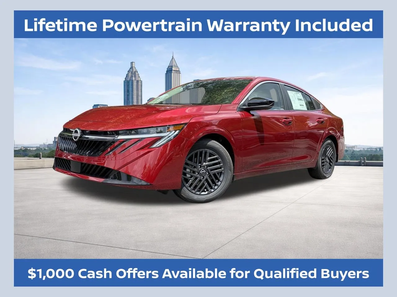 Red 2026 Nissan Sentra SV for sale in Marietta, GA