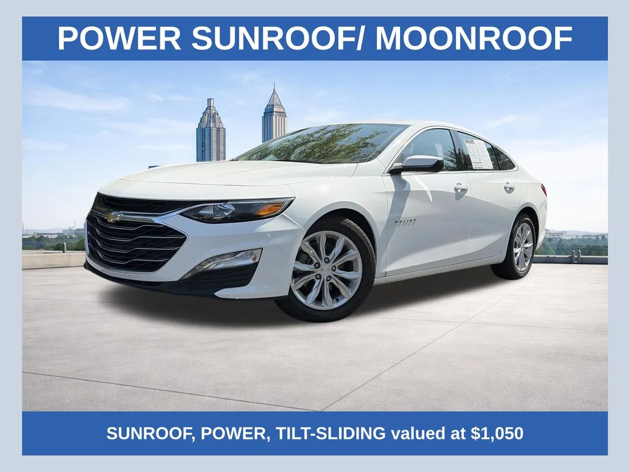 White 2024 Chevrolet Malibu LT for sale in Marietta, GA