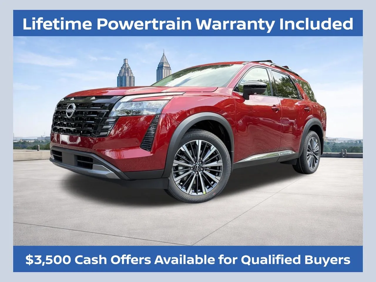 Red 2026 Nissan Pathfinder Platinum for sale in Marietta, GA