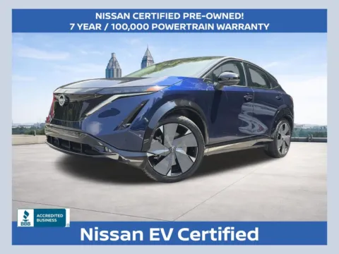 Blue 2024 Nissan Ariya PLATINUM+ e-4ORCE for sale in Marietta, GA