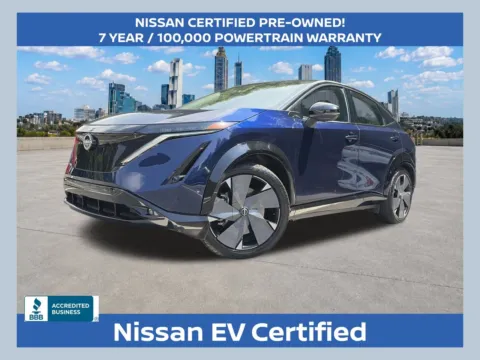 Blue 2024 Nissan Ariya PLATINUM+ e-4ORCE for sale in Marietta, GA