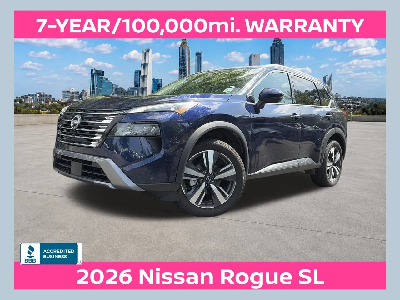 Blue 2026 Nissan Rogue SL for sale in Marietta, GA