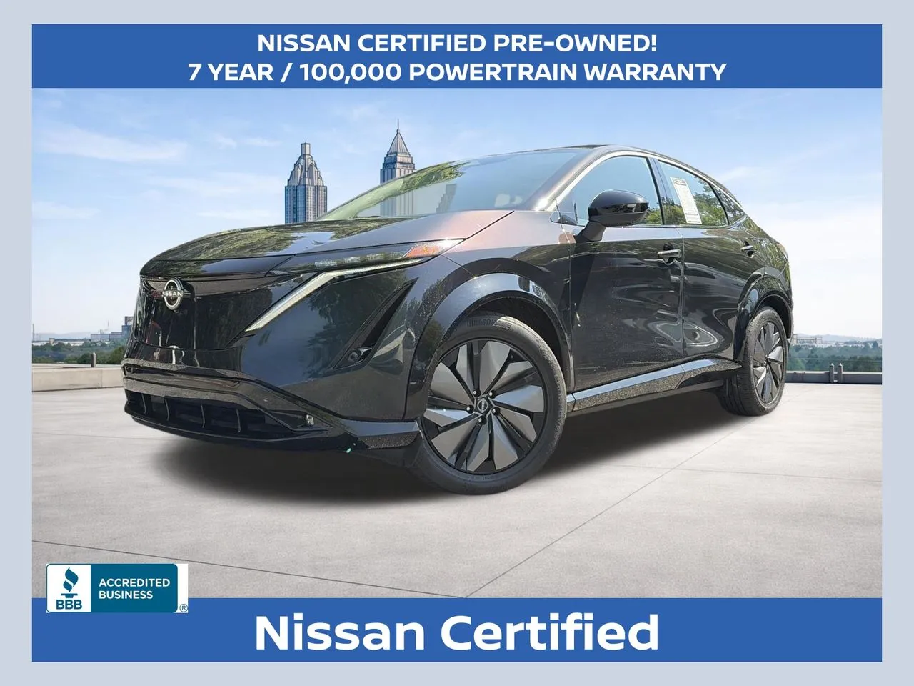 Used 2024 Nissan ARIYA Evolve+ with VIN JN1BF0BA7RM432882 for sale in Marietta, GA
