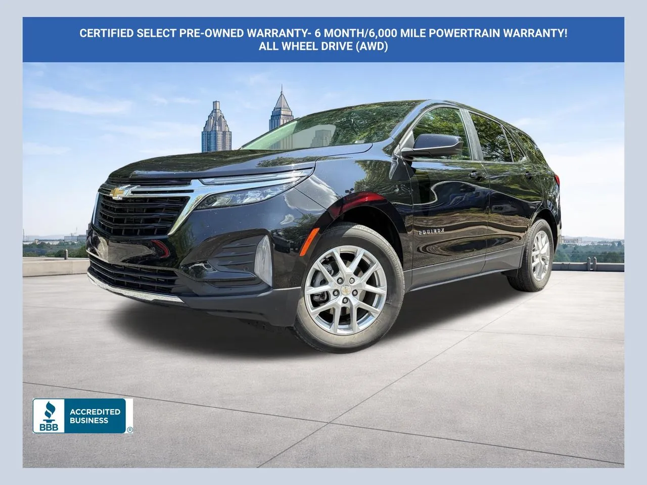 Black 2024 Chevrolet Equinox LT for sale in Marietta, GA