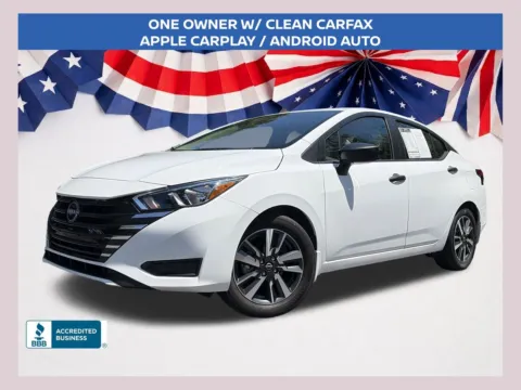 White 2024 Nissan Versa 1.6 S for sale in Marietta, GA
