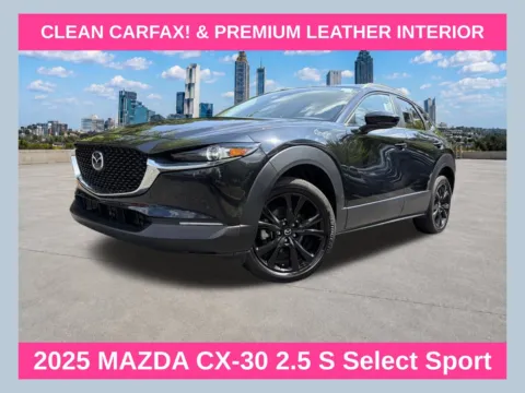 Black 2025 Mazda CX-30 2.5 S Select Sport for sale in Marietta, GA