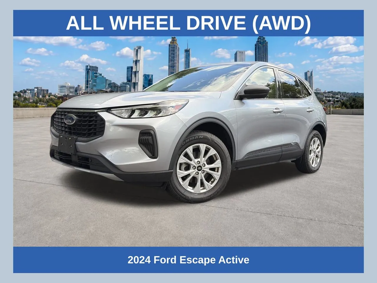 Silver 2024 Ford Escape Active for sale in Marietta, GA