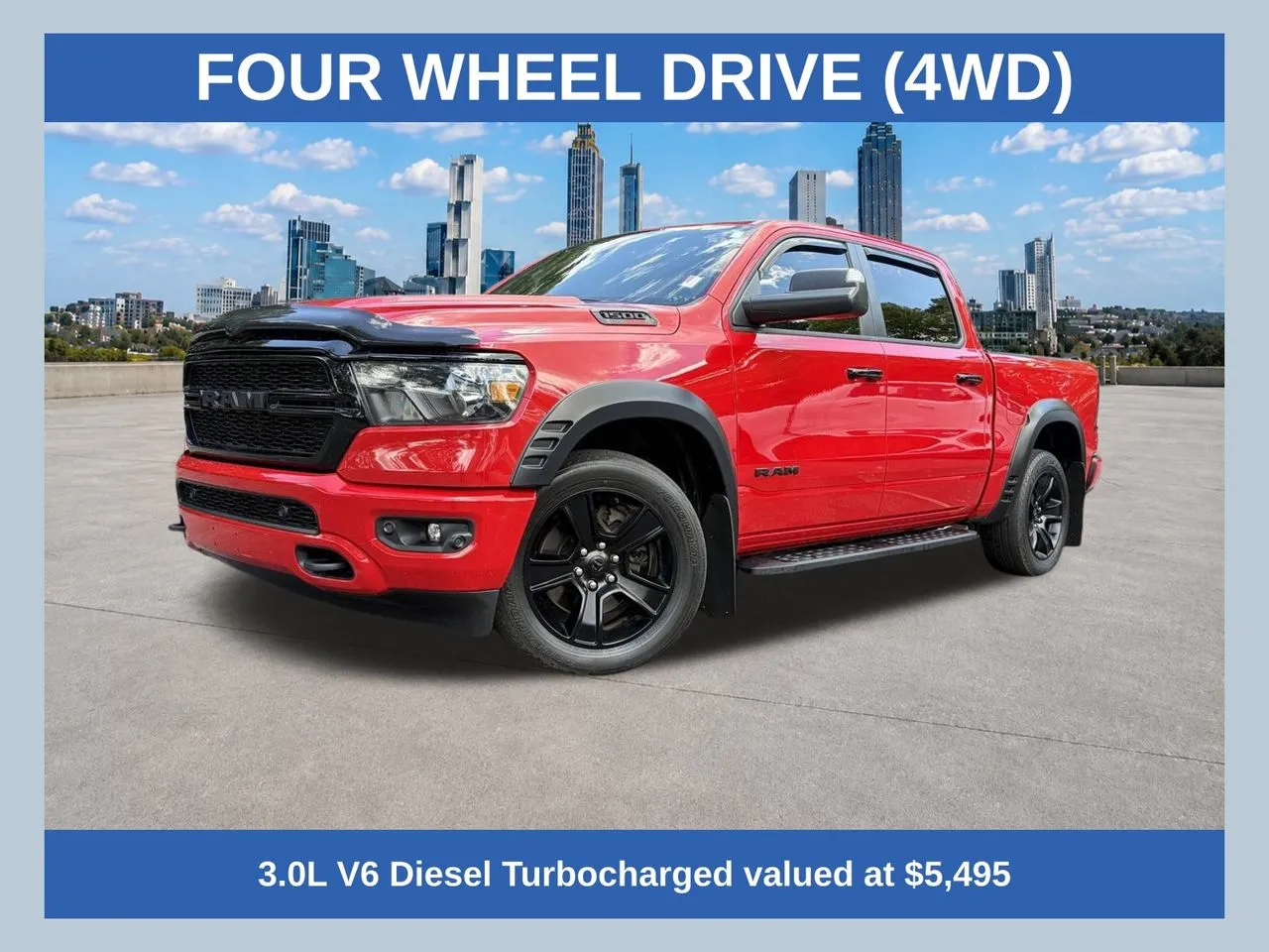 Red 2023 Ram 1500 Big Horn/Lone Star for sale in Marietta, GA