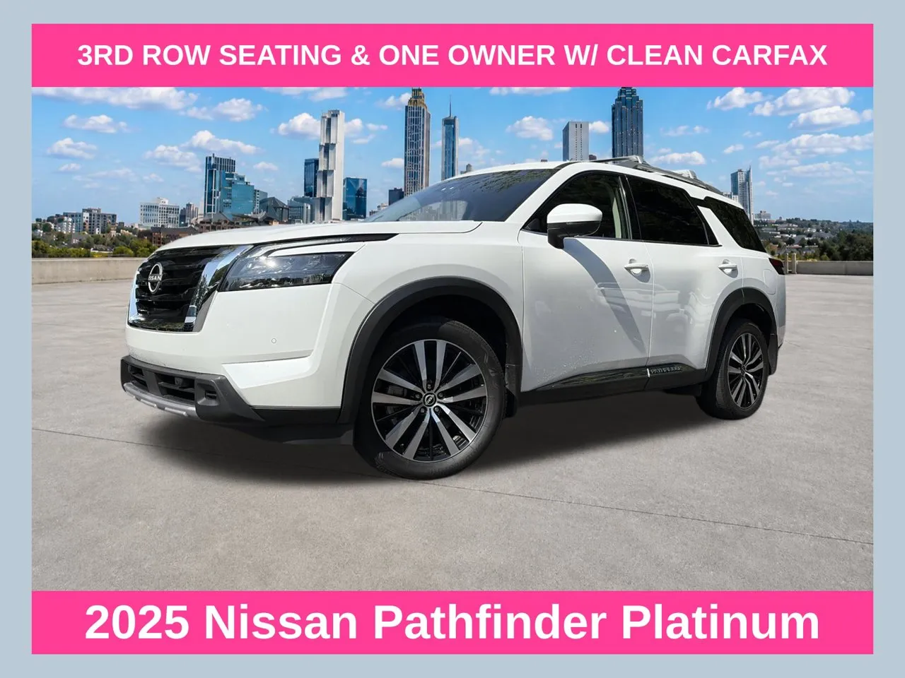 White 2025 Nissan Pathfinder Platinum for sale in Marietta, GA