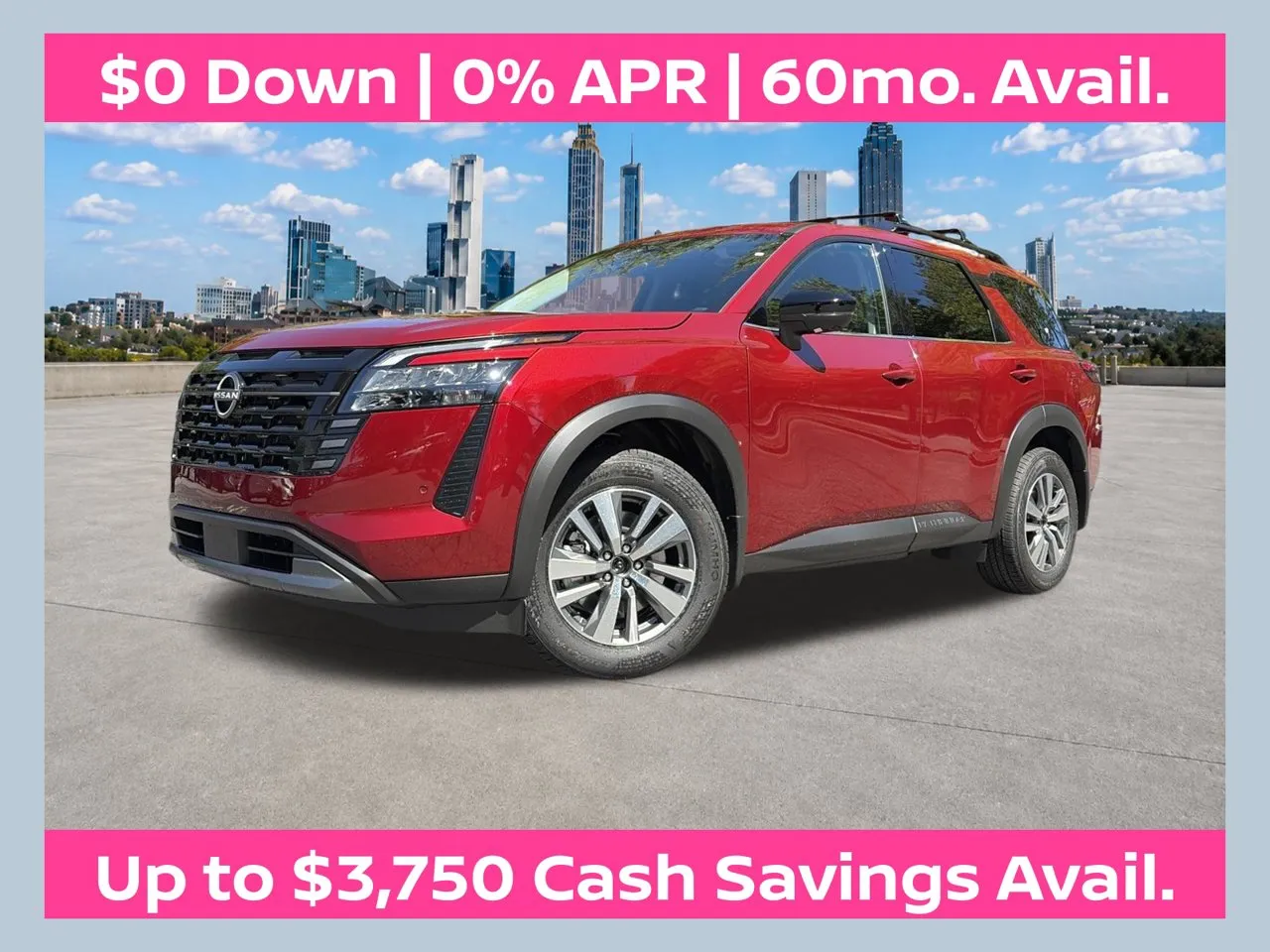 Red 2026 Nissan Pathfinder SL for sale in Marietta, GA