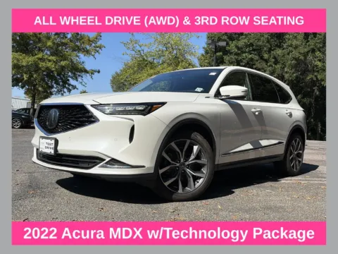 White 2022 Acura MDX Technology for sale in Marietta, GA