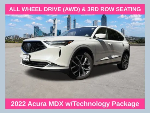 White 2022 Acura MDX Technology for sale in Marietta, GA