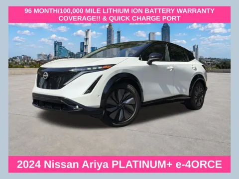 Black 2024 Nissan Ariya PLATINUM+ e-4ORCE for sale in Marietta, GA