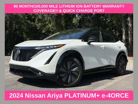 Black 2024 Nissan Ariya PLATINUM+ e-4ORCE for sale in Marietta, GA
