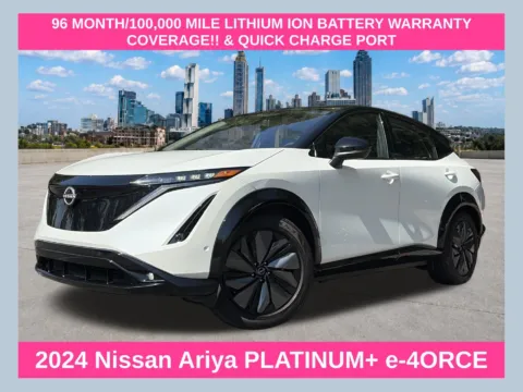 Black 2024 Nissan Ariya PLATINUM+ e-4ORCE for sale in Marietta, GA