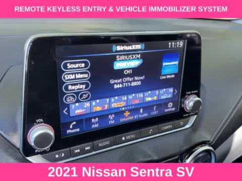 Another view of 2021 Nissan Sentra SV for sale in Marietta, GA at Nissan of Marietta