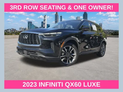 Black 2023 INFINITI QX60 LUXE for sale in Marietta, GA