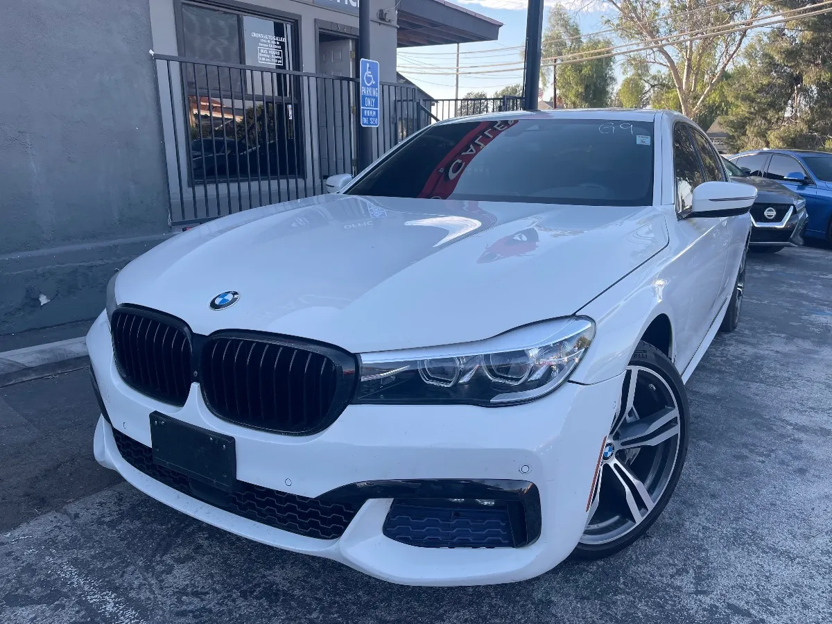 White 2016 BMW 7 Series 740i for sale in Corona, CA