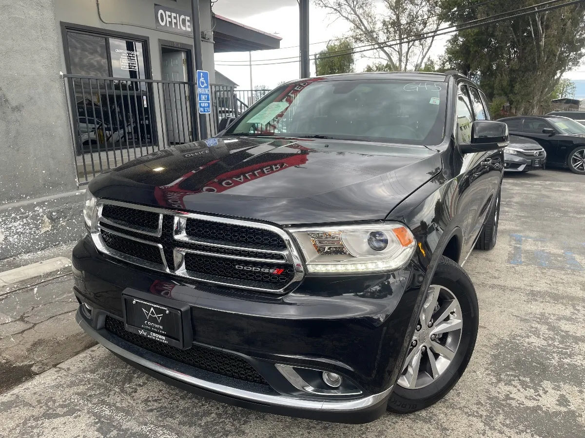 Black 2016 Dodge Durango Limited for sale in Corona, CA