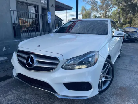 White 2016 Mercedes-Benz E 350 Sport Sedan for sale in Corona, CA